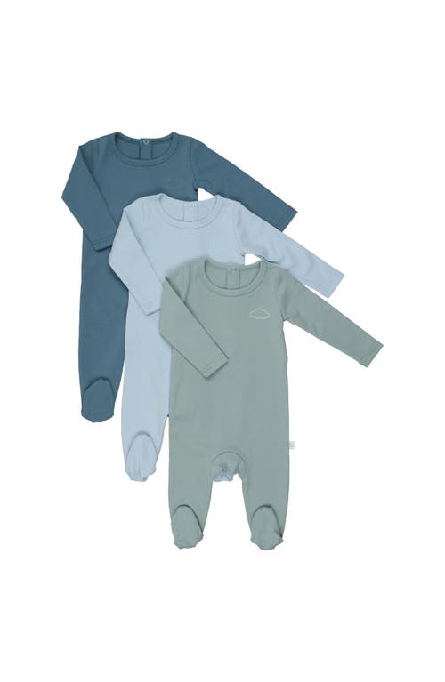 Pouf 3 Pack Footies In Blue