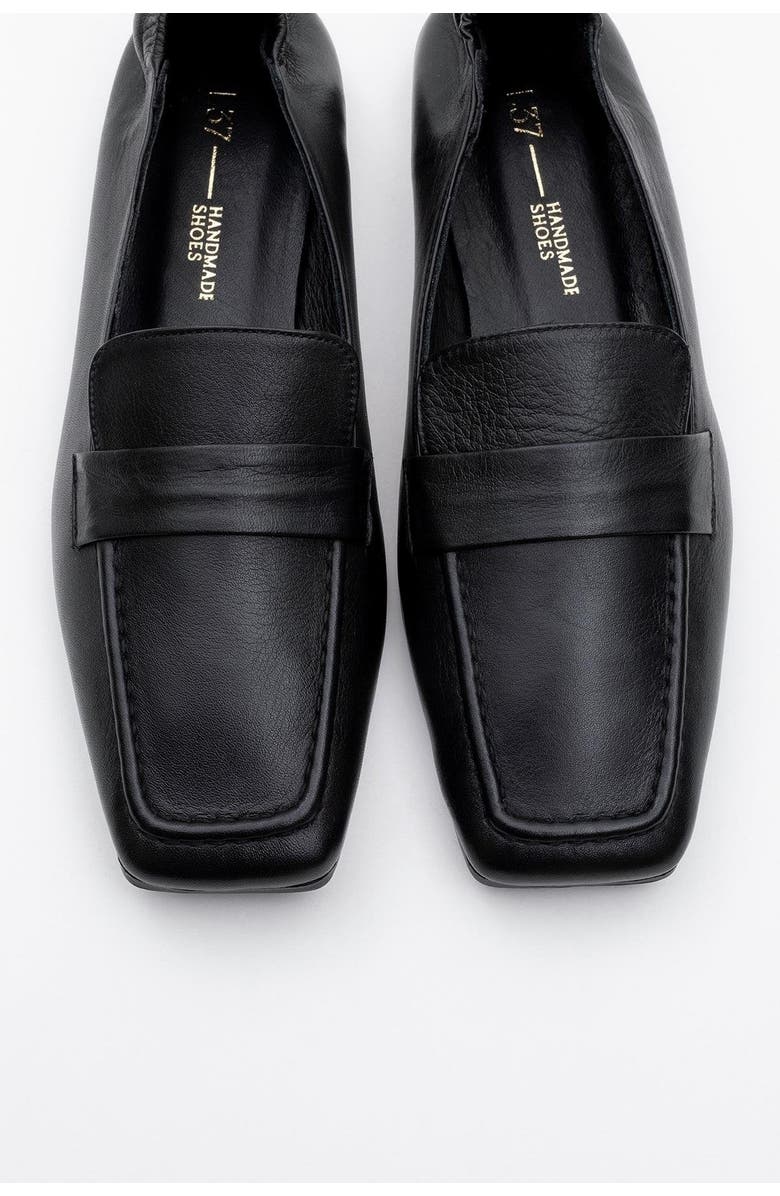 Forever & Always Shoes Liepa Leather Loafers, Alternate, color, Black Leather