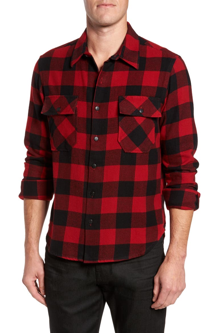 Buffalo Check Shirt Jacket, Main, color, BUFFALO PLAID