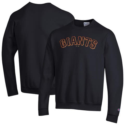 Men's Champion Black San Francisco Giants Powerblend Wordmark Sweatshirt