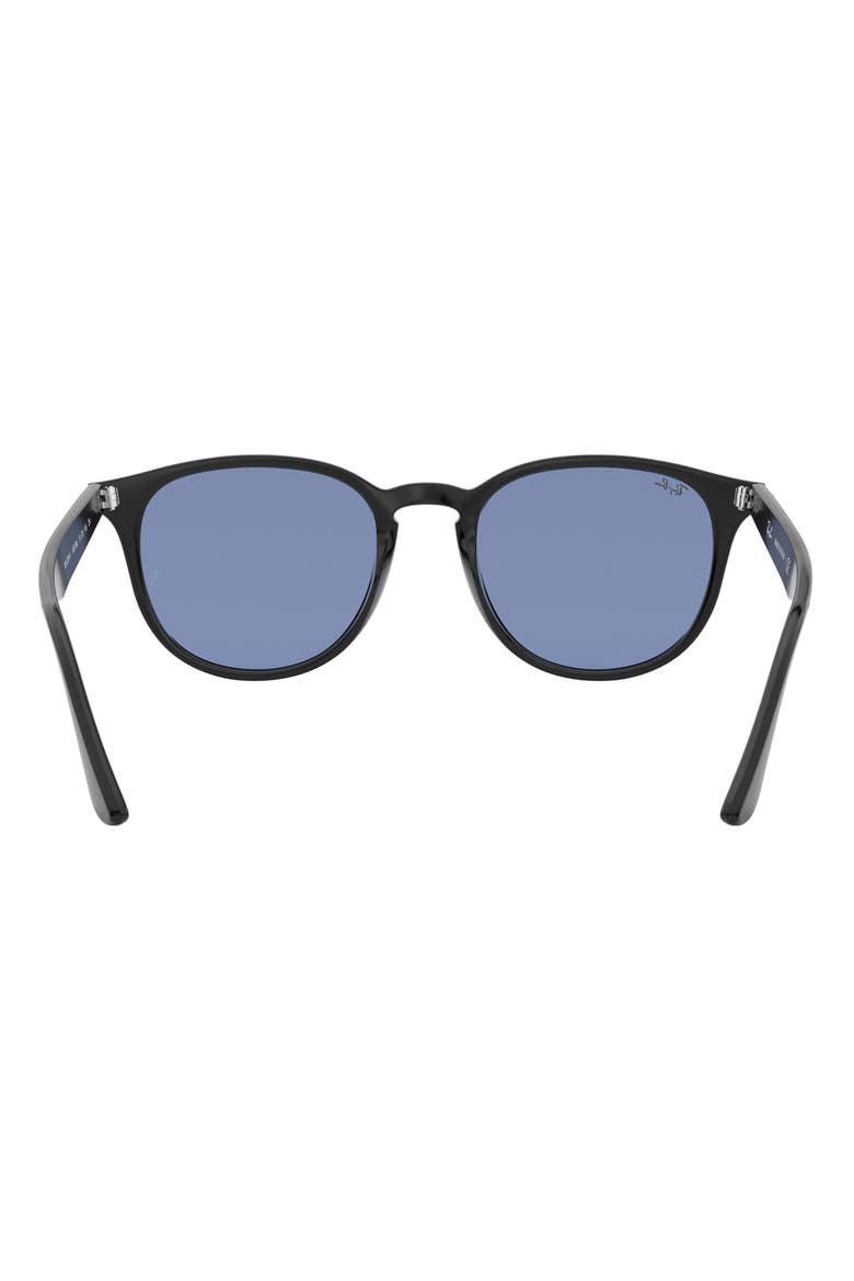 53mm Phantos Sunglasses, Alternate, color, BLACK BLUE