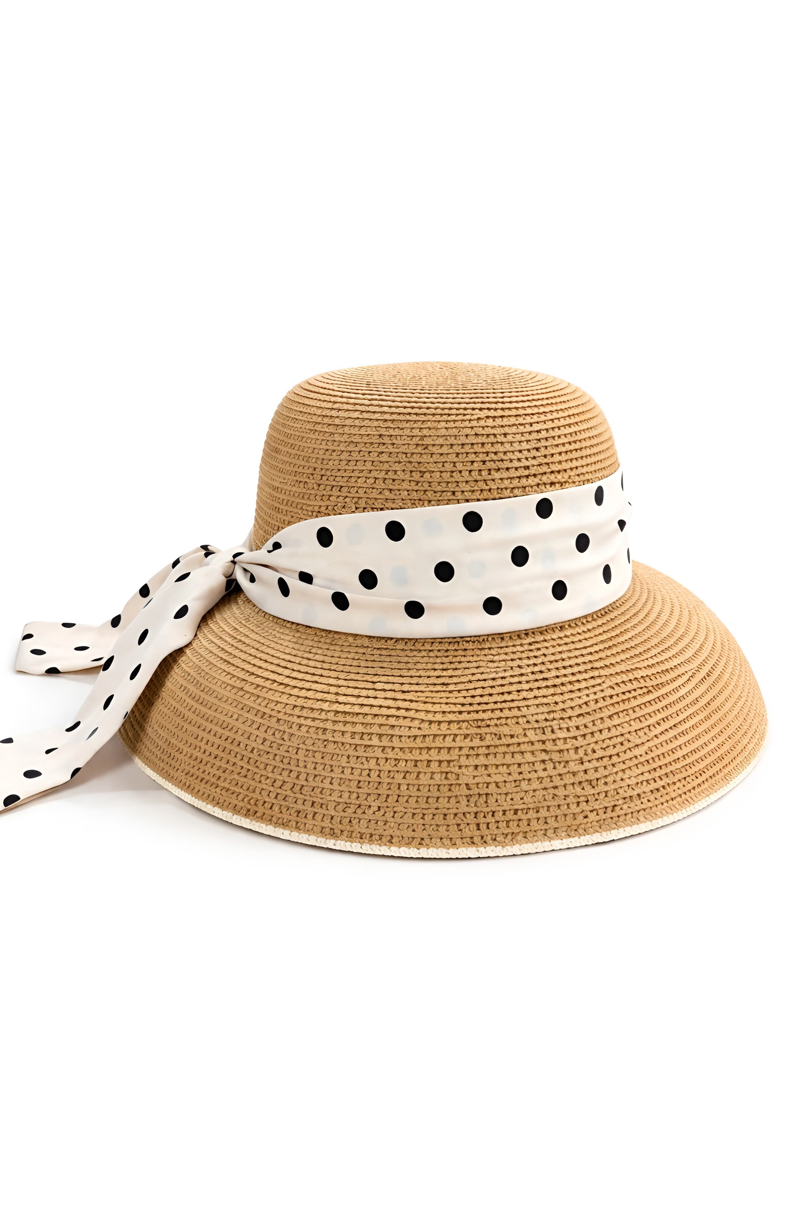 SURELL Bow Bell Straw Hat