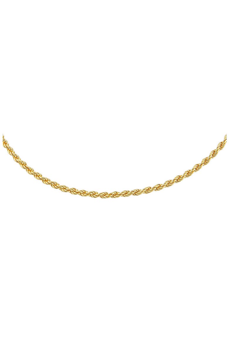 Adina's Jewels Rope Chain Necklace, Main, color, GOLD