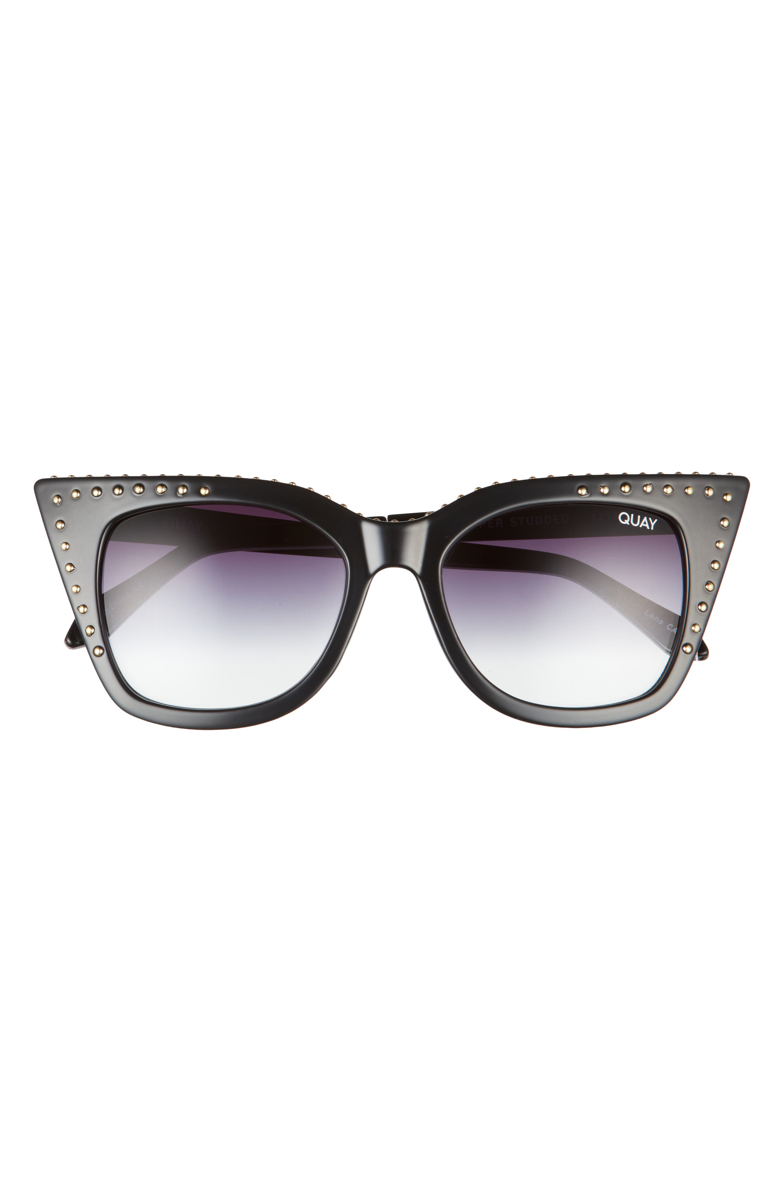 QUAY Australia x Saweetie Harper 53mm Studded Cat Eye Sunglasses (Women ...