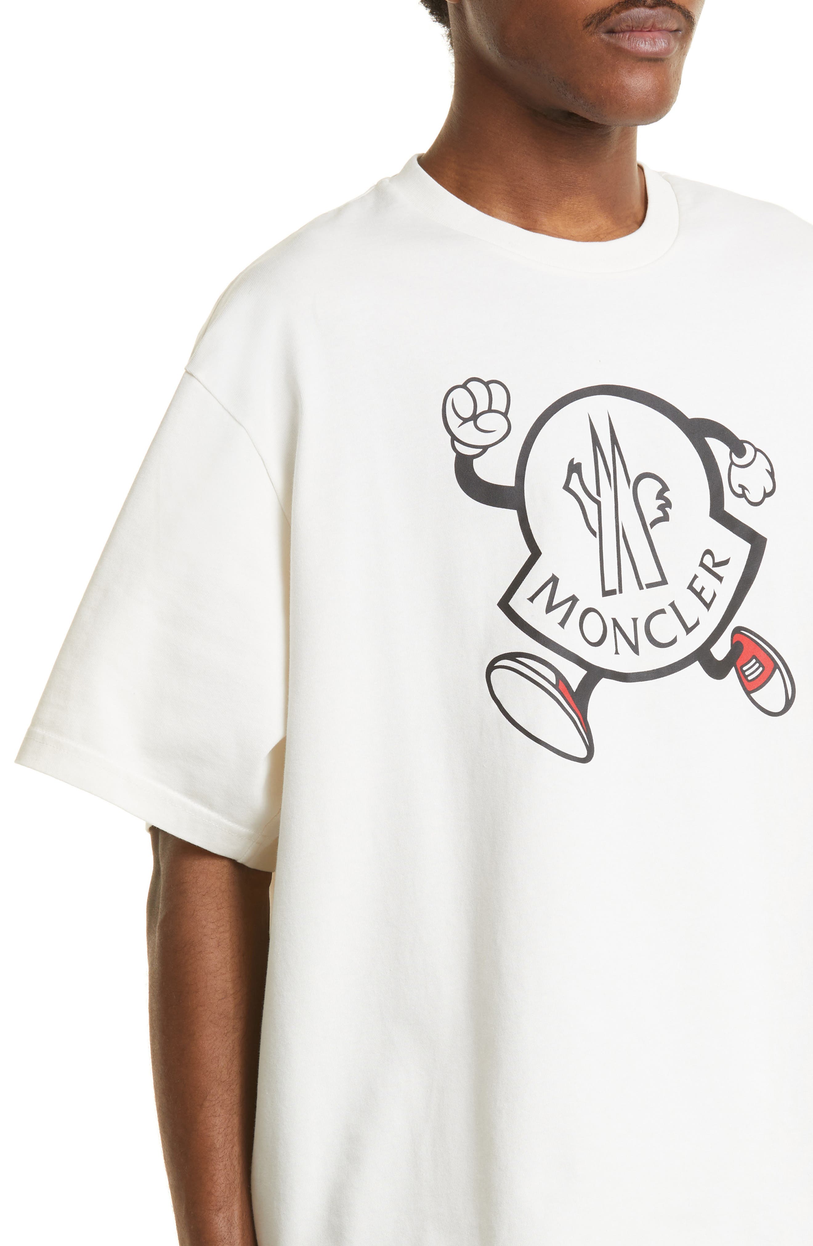Moncler Running Logo Graphic Tee (Men) | Nordstrom
