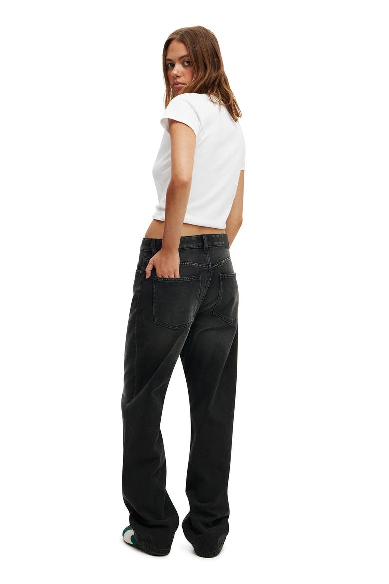 Women's 91 Straight Jean, Alternate, color, Onyx Black