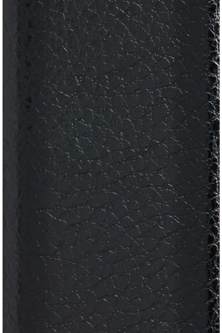 Elloy Leather Belt, Alternate, color, BLACK