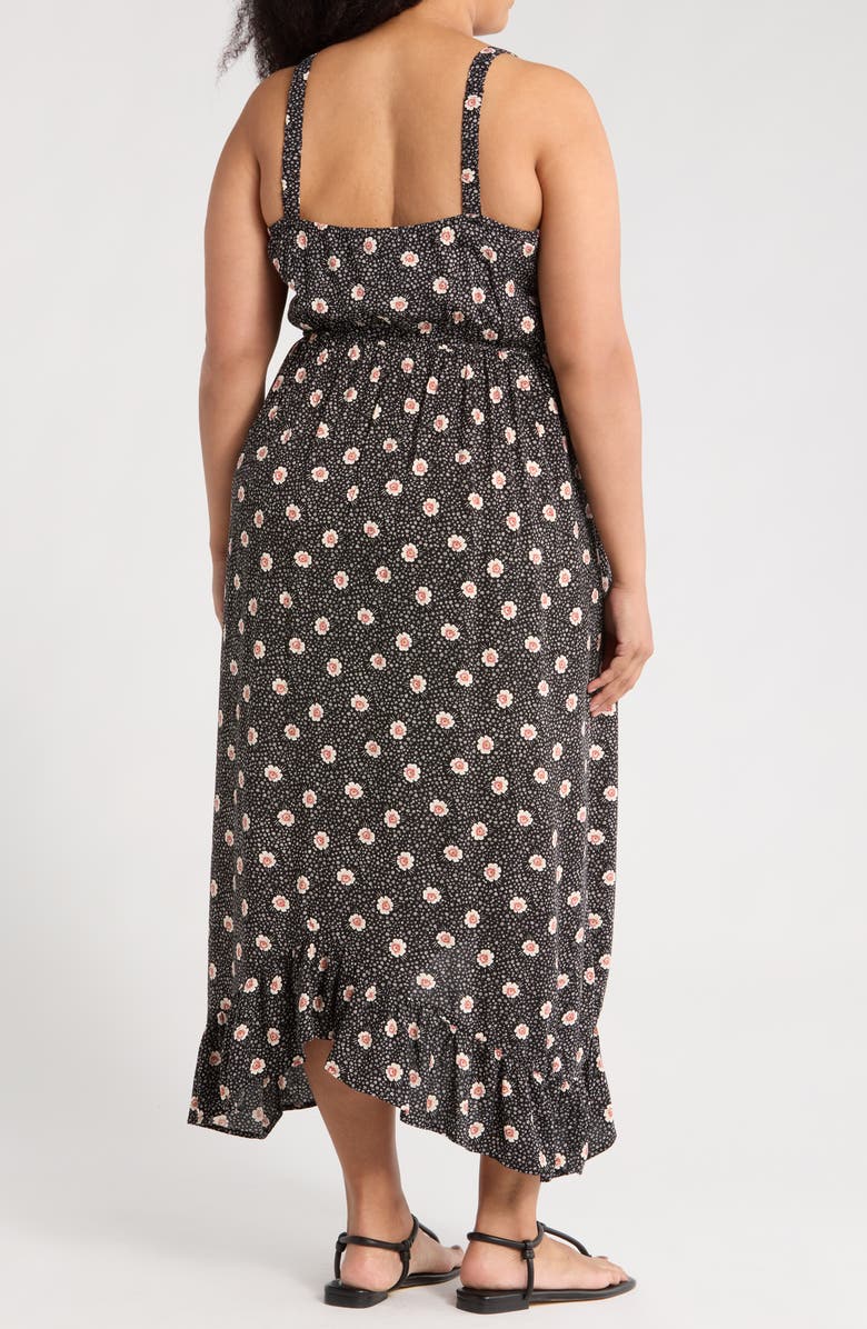 Bobeau Ruffle Asymmetric Slipdress, Alternate, color, 