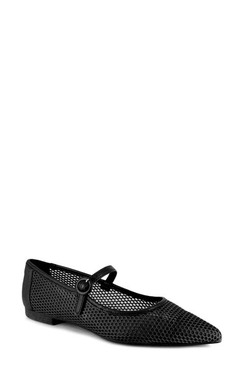Morgana Mesh Mary Jane Flat (Women)