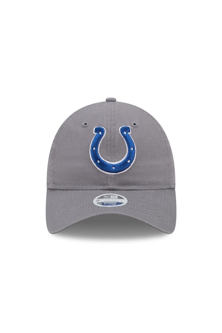 Women's New Era Graphite Indianapolis Colts Core Classic 2.0 9TWENTY Adjustable Hat, Alternate, color, Graphite