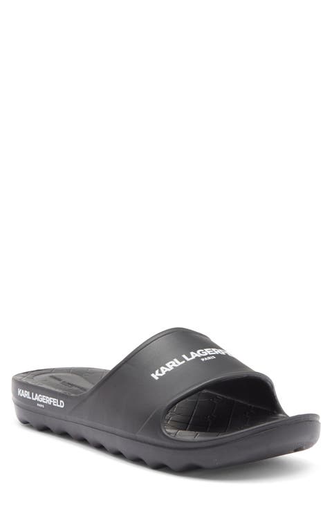 Block Logo Slide Sandal (Men)