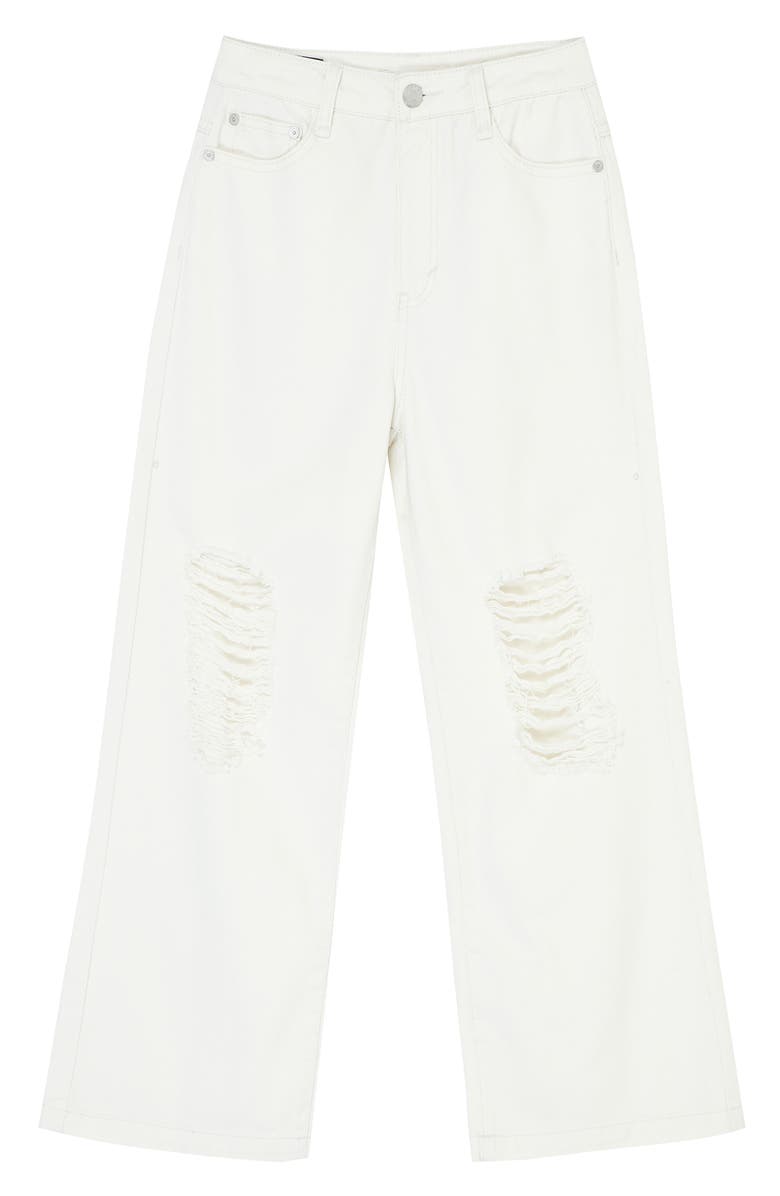 Habitual Kids Kids' Ripped Rigid Wide Leg Boyfriend Jeans, Main, color,