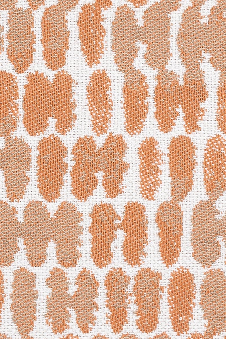 Thumbprint Indoor & Outdoor Woven Accent Pillow, Alternate, color, Tuscan