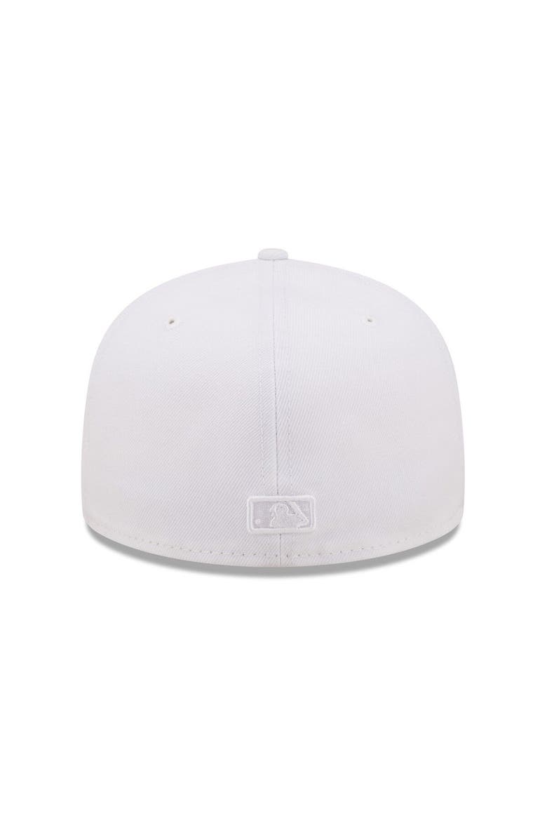 New Era Men's New Era Colorado Rockies White on White 59FIFTY Fitted Hat, Alternate, color, 