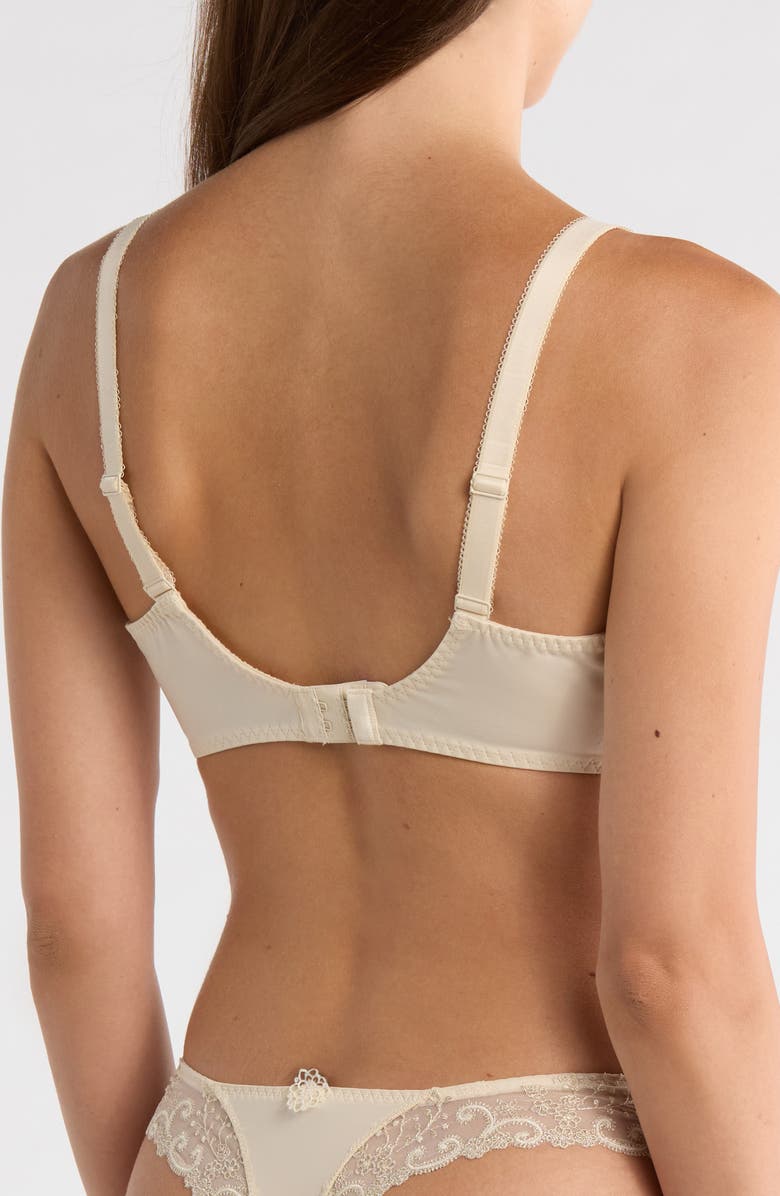 Simone Perele 'Delice' Embroidered Underwire Bra, Alternate, color, Topaz Beige