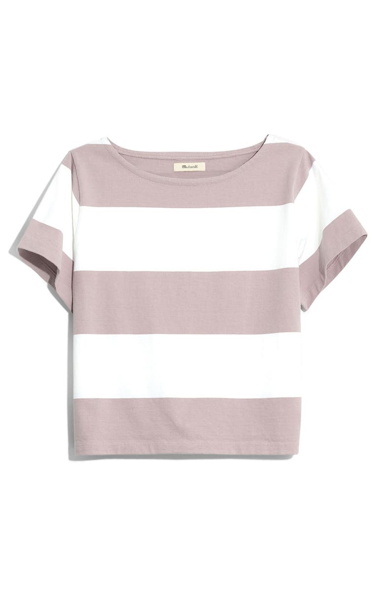 Madewell Setlist Boxy Stripe Tee, Alternate, color,