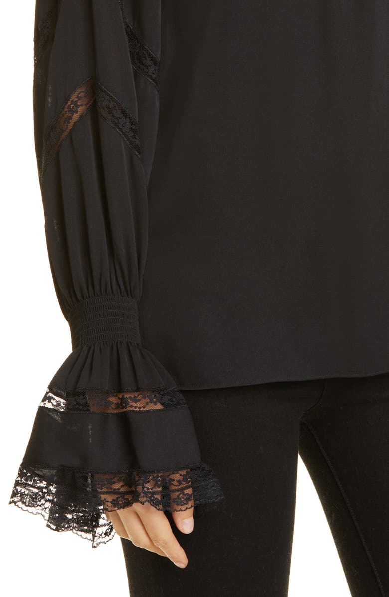 KOBI HALPERIN Elsie Stretch Silk Blouse, Alternate, color, 