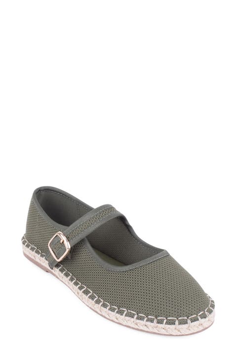 Willow Esapdrille Mary Jane Flat (Women)