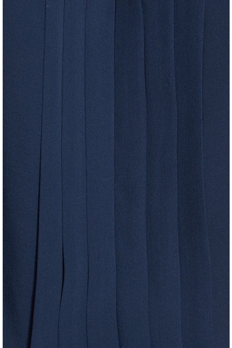 'Marru' Semi-Sheer Silk Blouse, Alternate, color, DARK NAVY