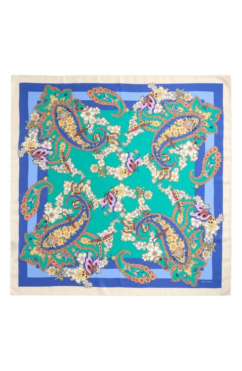 スカーフ ETRO FW25 SCARF (WAYA0001 AKB69X0865) ETRO エトロ スカーフ シルク マルチカラー Scarf Multi Silk