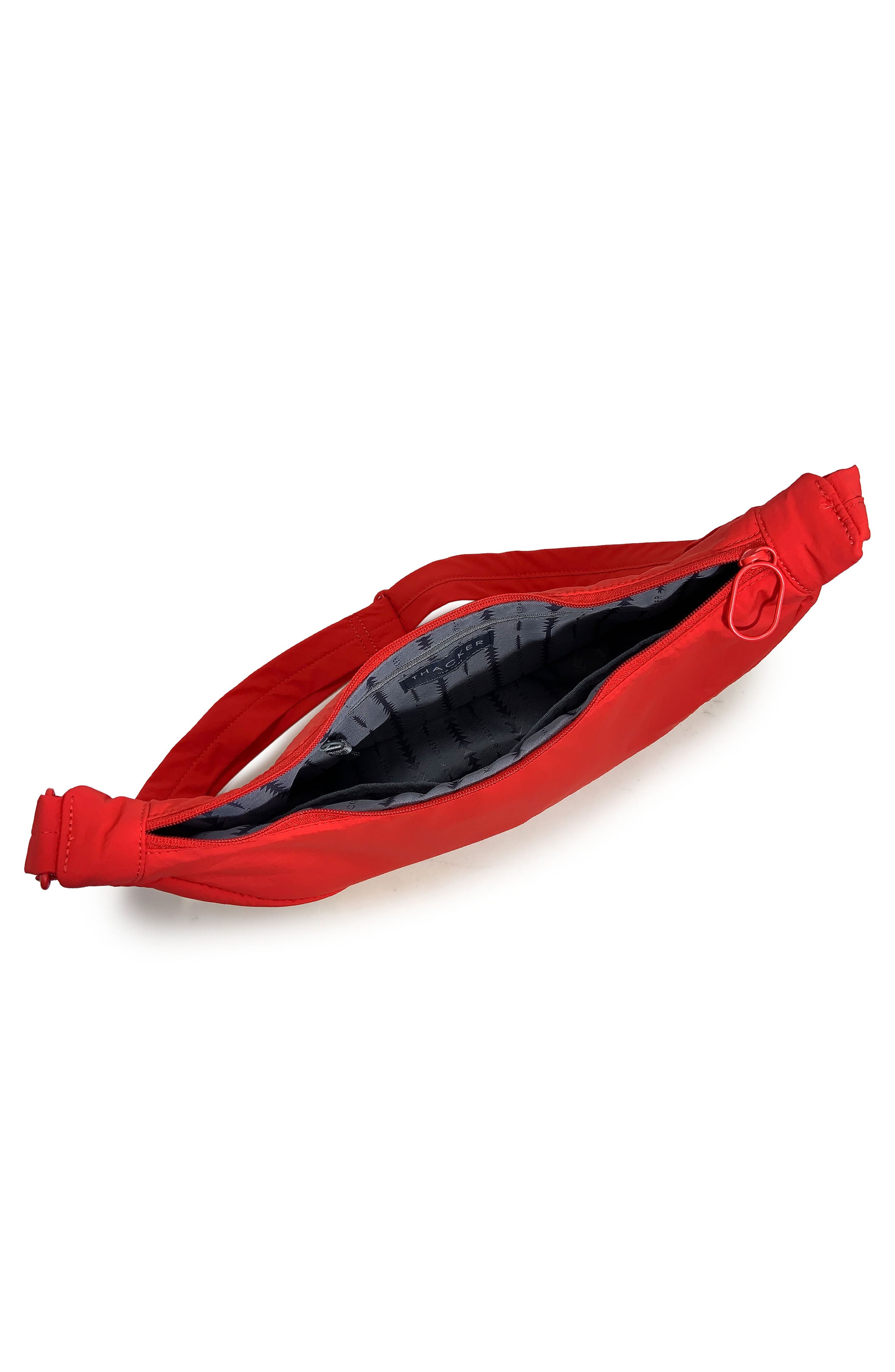 Cleo Large Crescent Crossbody Bag, Alternate, color, TOMATO