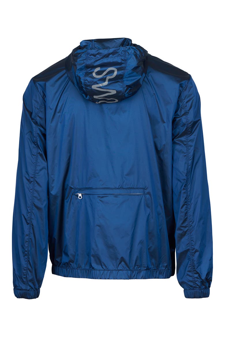 Koosa Water Resistant Hooded Jacket, Alternate, color, NAVY