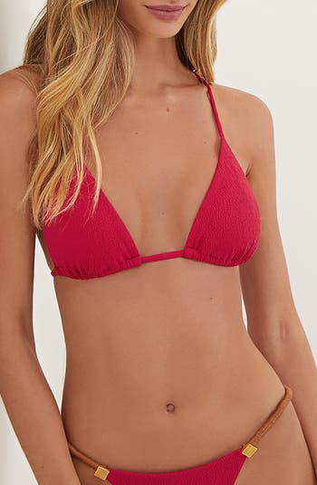 ViX Paula Hermanny Firenze Aika T-Back Beaded Triangle