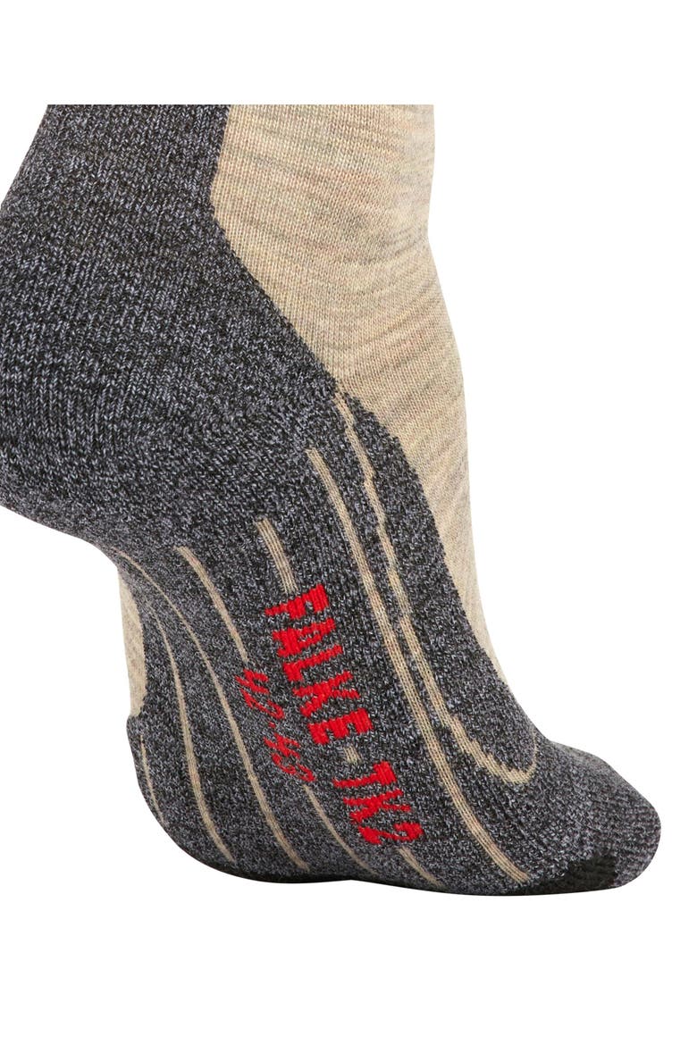 TK2 Explore Melange Hiking Socks, Alternate, color, Khaki