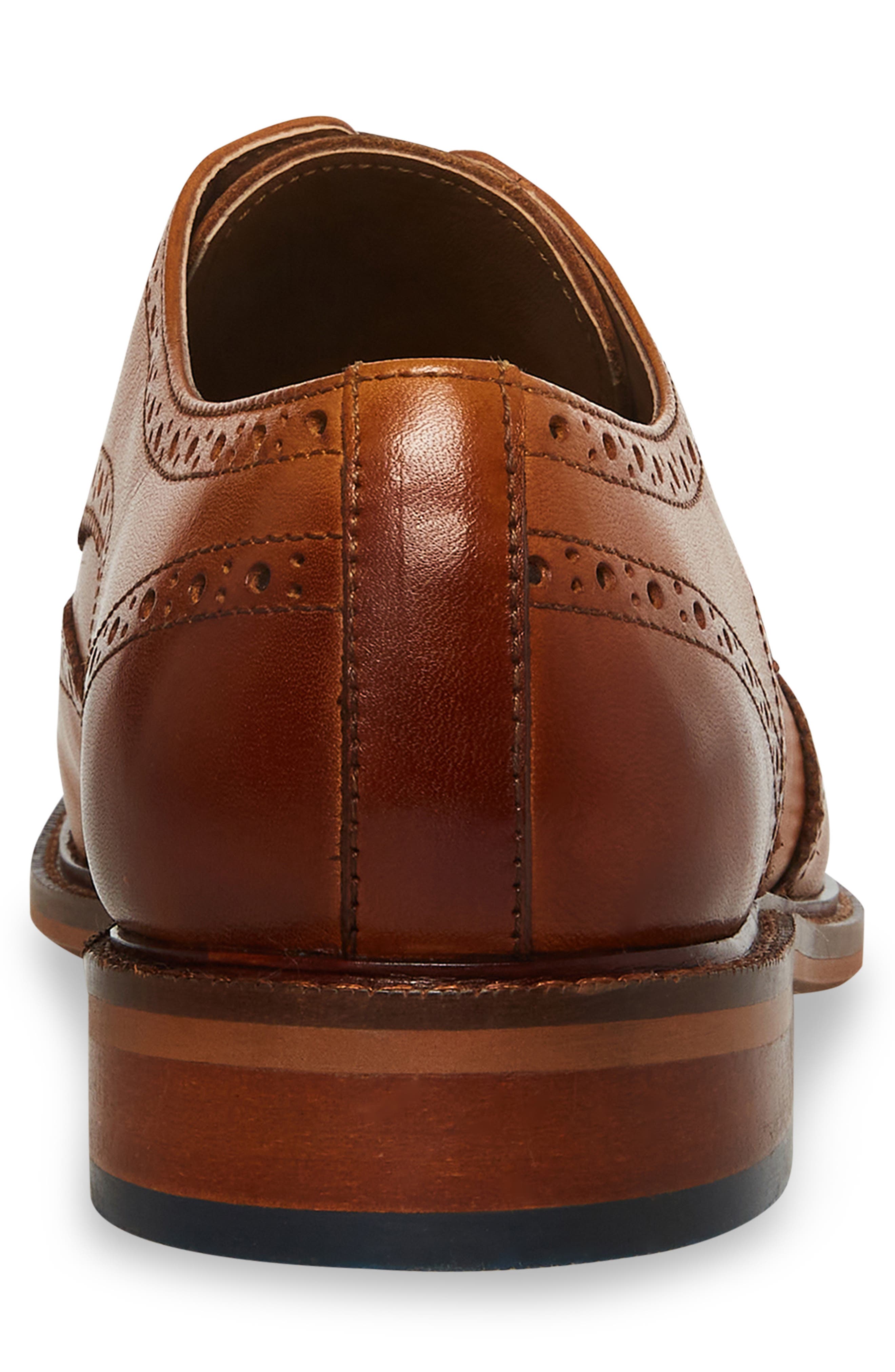 Steve Madden Wingtip Leather Derby, Alternate, color, 