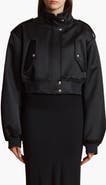 Khaite Kember Satin Crop Jacket