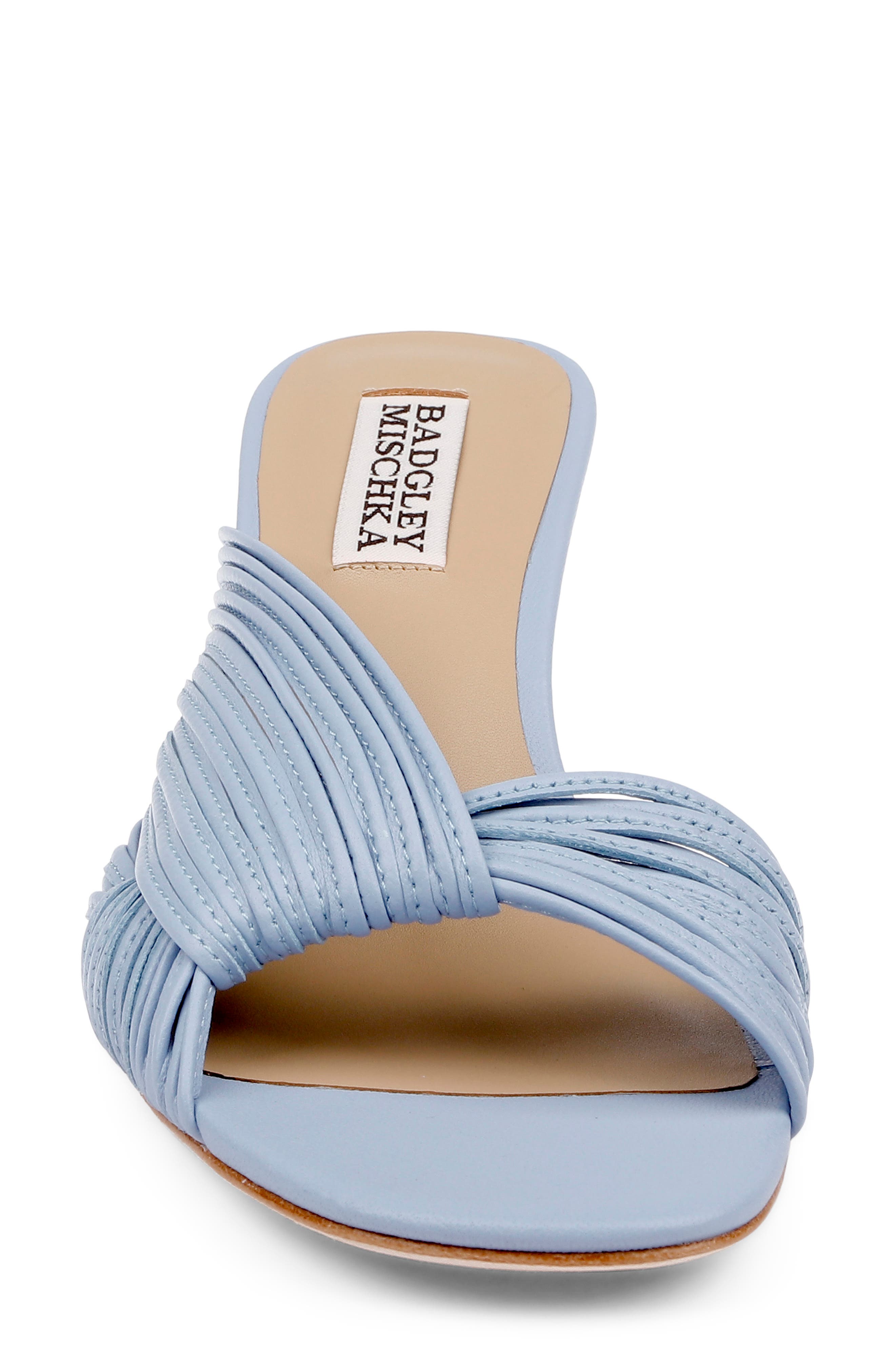 Winta Slide Sandal, Alternate, color, AQUA LEATHER