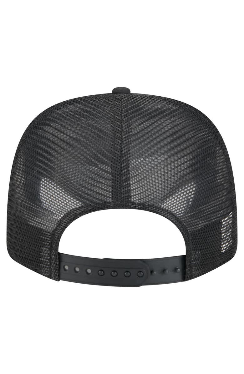 New Era Men's New Era Black Texas Tech Red Raiders Primary 9SEVENTY Trucker Stretch-Snap Hat, Alternate, color, 