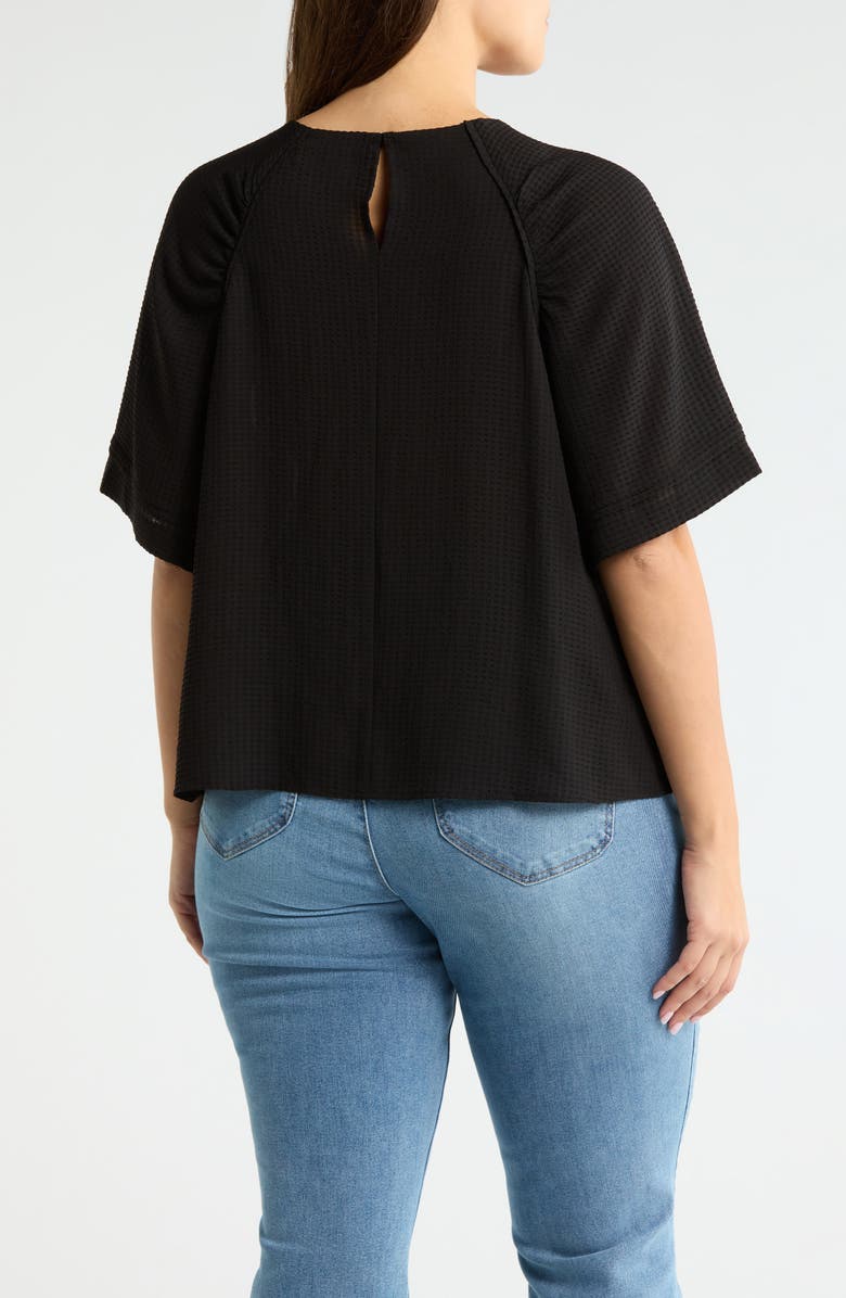 Wit & Wisdom Textured Short Sleeve Shirt, Alternate, color, 