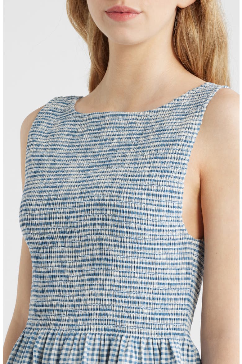 The Cosima Nap® Minidress, Alternate, color, TEAL GINGHAM