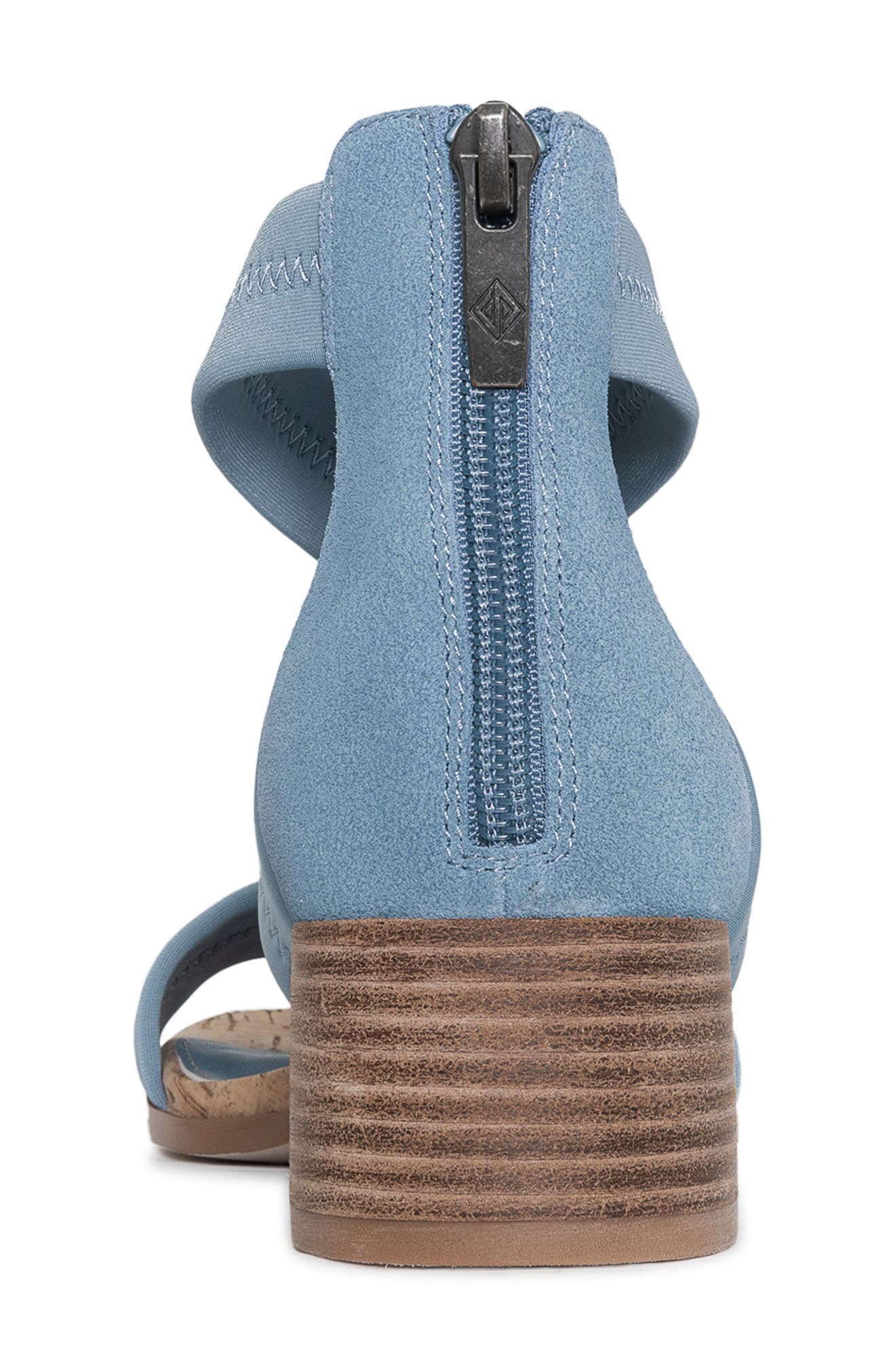 Donald Pliner Snake Embossed Sandal, Alternate, color, Denim