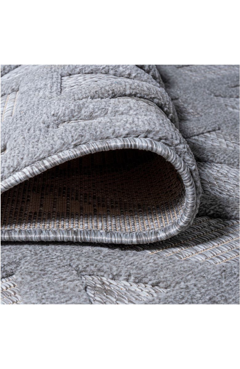 JONATHAN Y Talaia Neutral Geometric Indoor/Outdoor Area Rug, Alternate, color, Light Gray