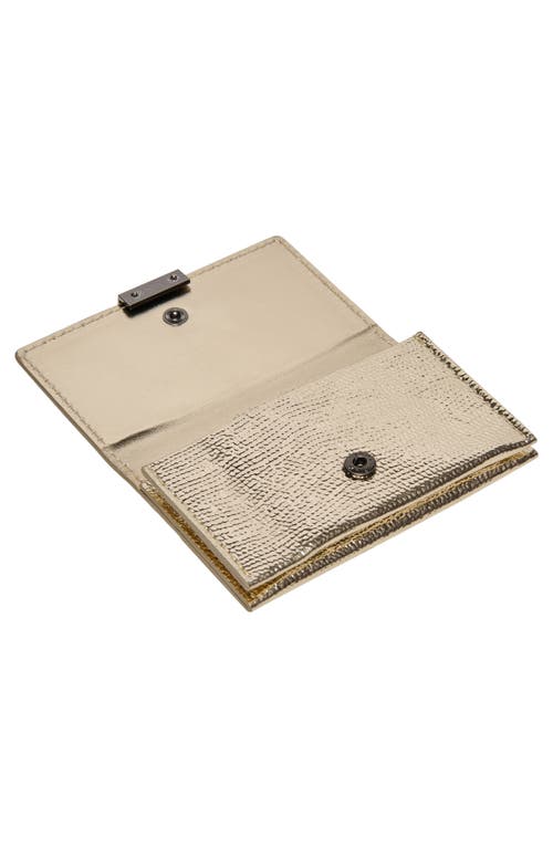 Dolce Vita Mini Me Faux Leather Wallet In Gold