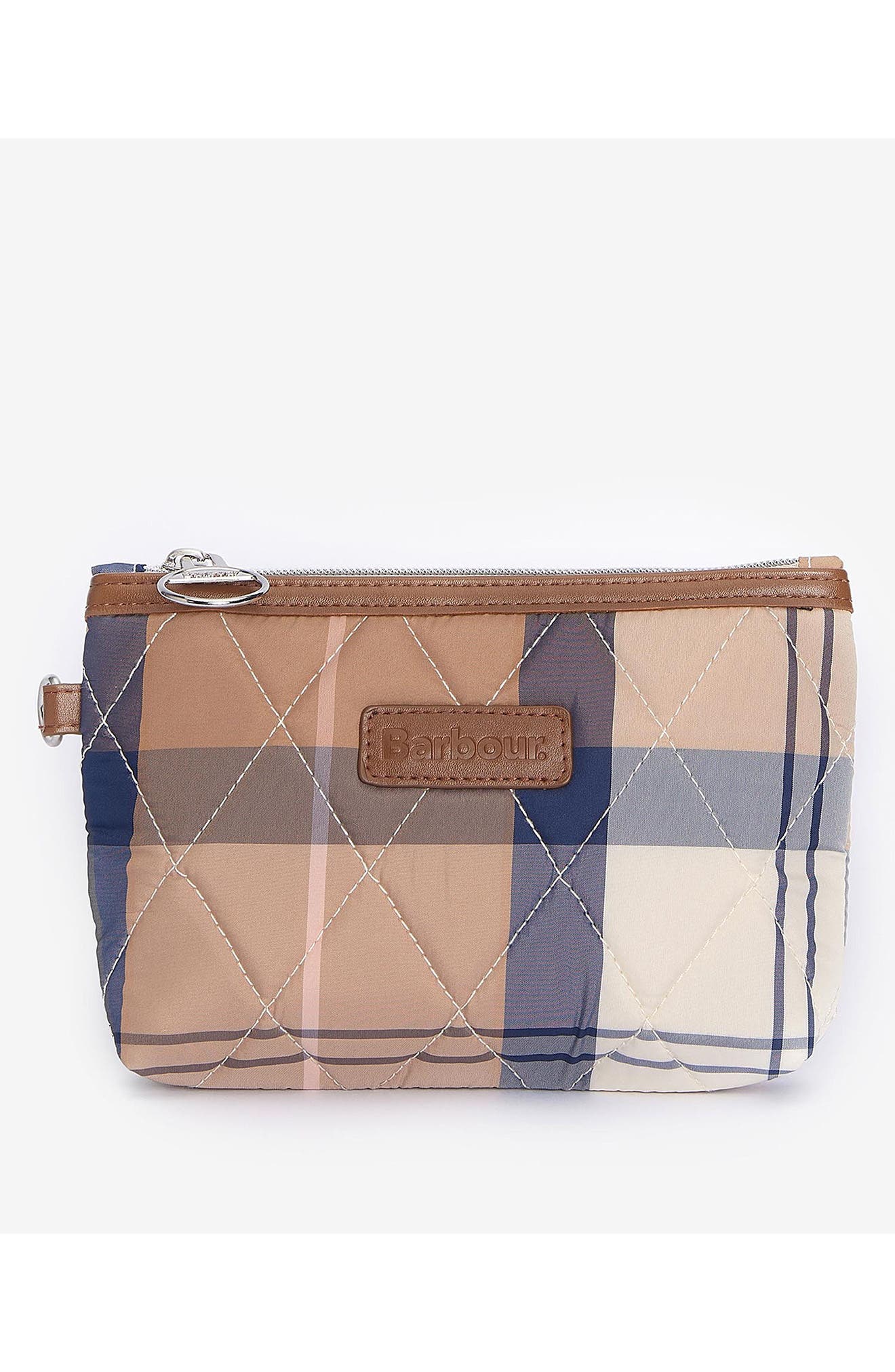 Barbour Wetherman Quilted Tartan Tote, Alternate, color, 