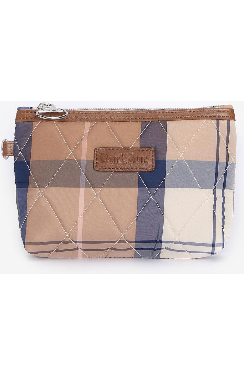 Barbour Wetherman Quilted Tartan Tote, Alternate, color,