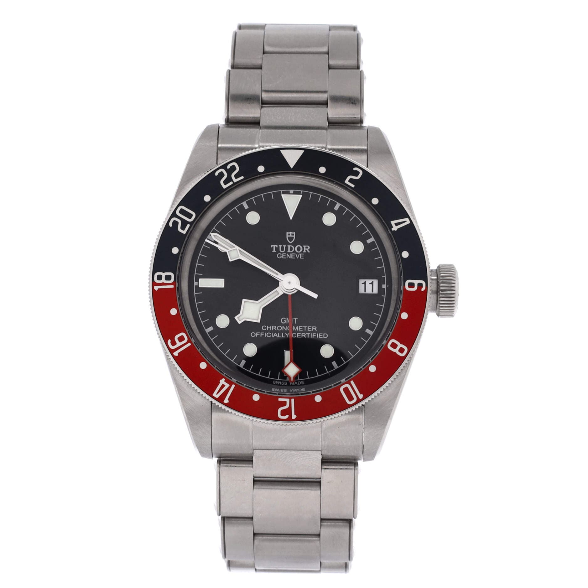 Heritage Black Bay GMT Automatic Watch Stainless Steel 41, Main, color, Metallic Silver