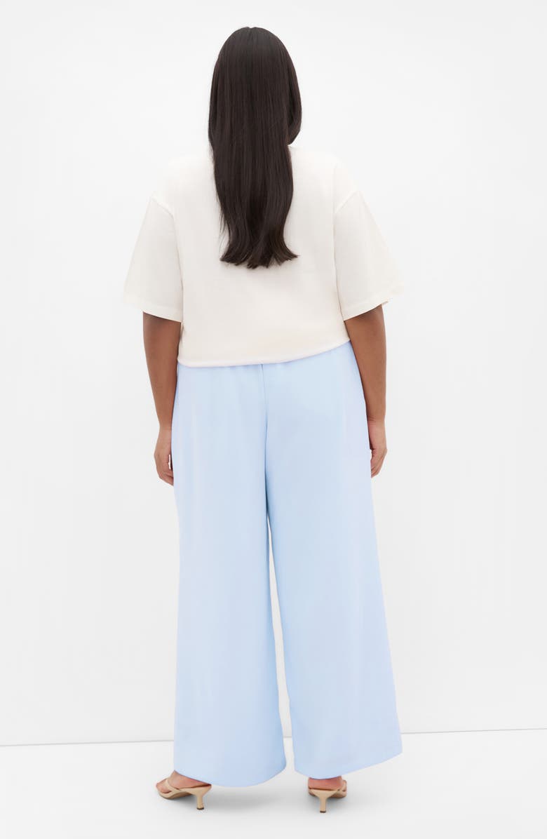 City Chic Holly Wide Leg Pants, Alternate, color, Sky Blue