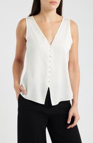 KOBI HALPERIN Colette Silk Blend Button-Up Top