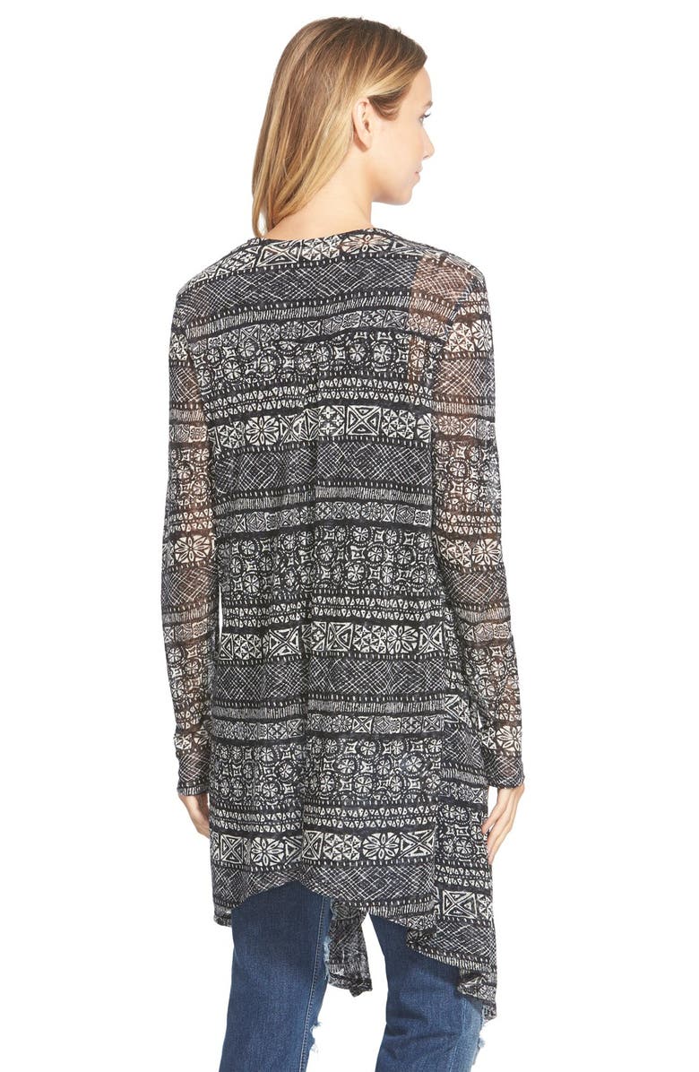 Painted Threads Stripe Open Front Cardigan, Alternate, color, 