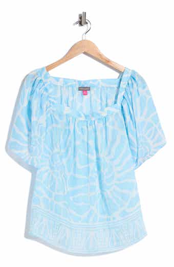 Floral Short Sleeve Tiered Top
