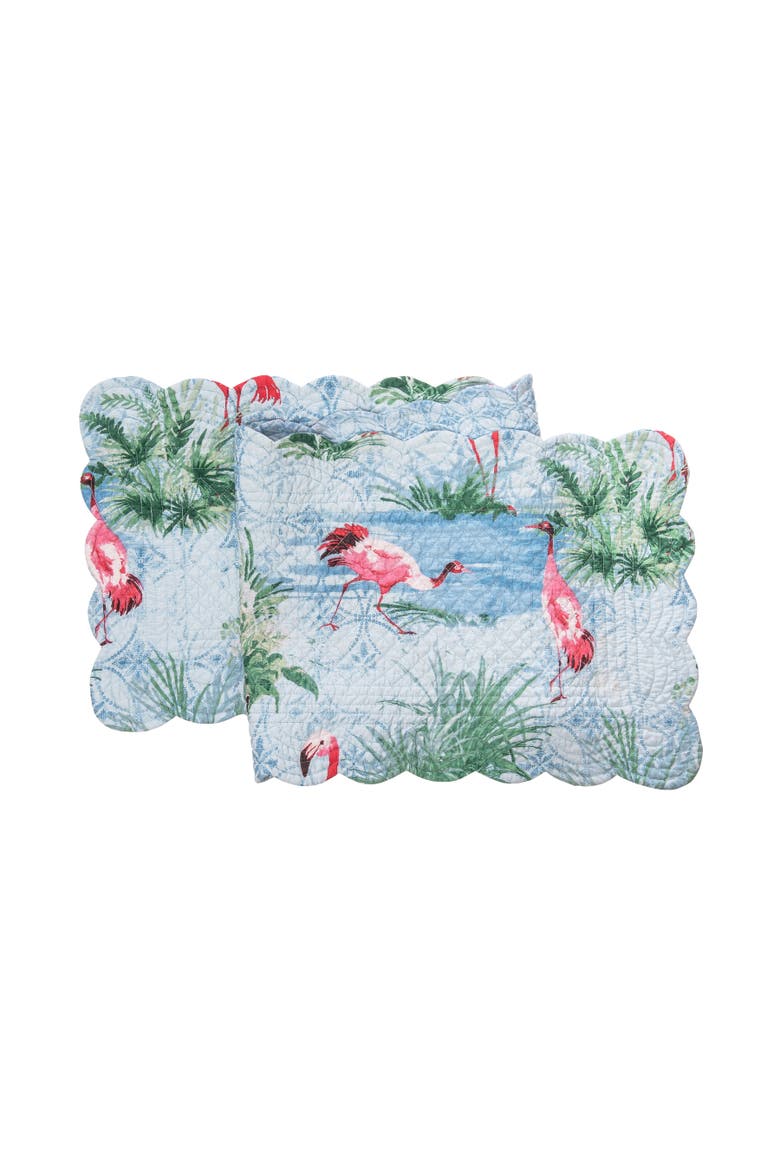 Paradise Coastal Table Runner 14" x 72", Main, color, Green