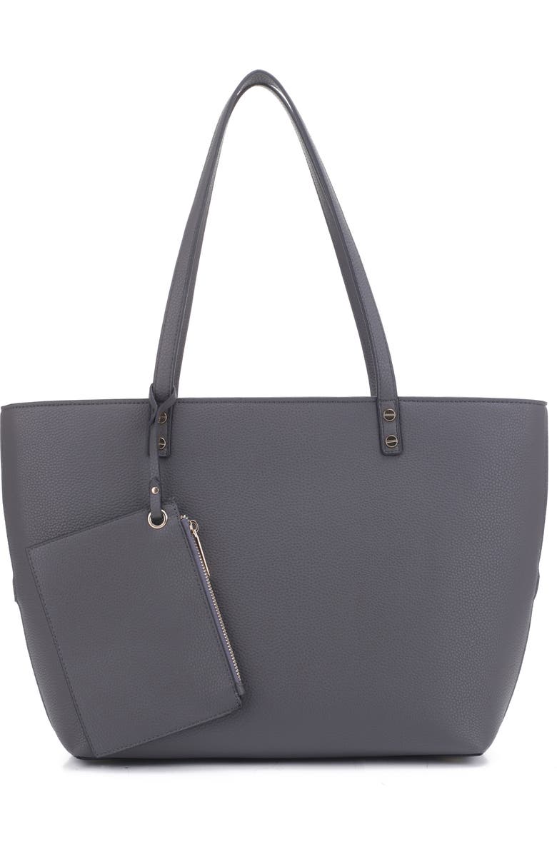 Mali + Lili Estie Recycled Vegan Leather Tote, Main, color,