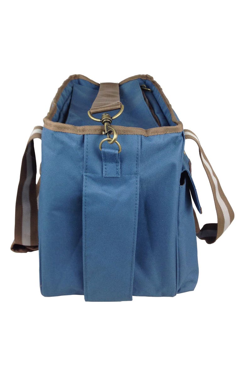 PET LIFE Blue Fashion Canvas Pet Carrier - Medium, Alternate, color, NO COLOR