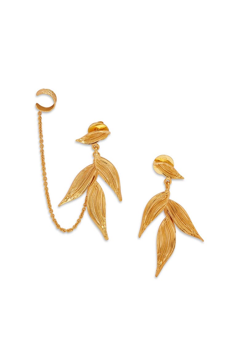ISARO MINI EARRINGS, Main, color, Gold Plated