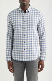 Faherty The Movement Stretch Cotton Blend Twill Button-Up Shirt