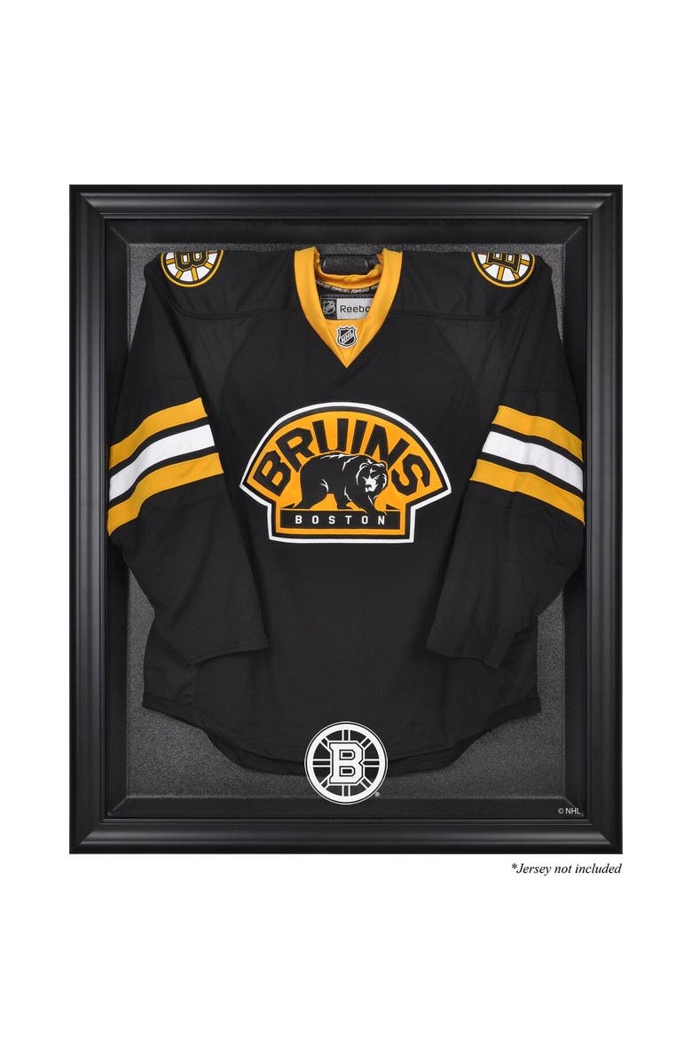 FANATICS AUTHENTIC Boston Bruins Black Framed Logo Jersey Display Case, Main, color, 